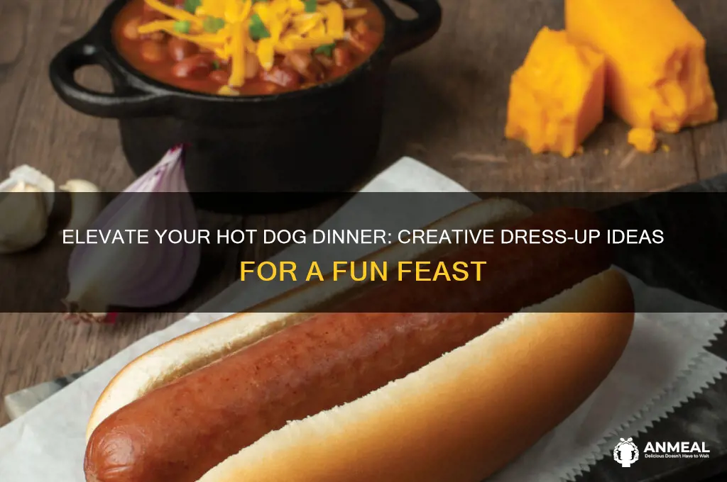 how to dress up a hot dog dinner