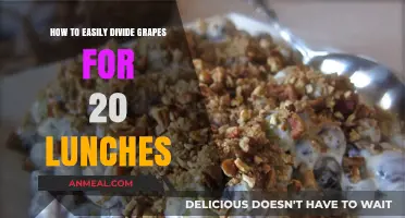 Effortless Grape Division: Lunch Prep Made Simple
