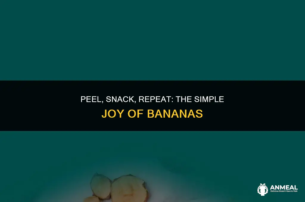 how to eat a banana as snack