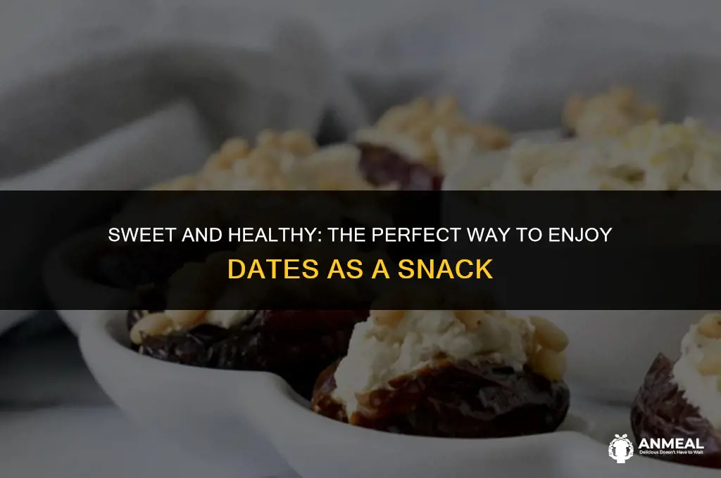 how to eat a date as a snack