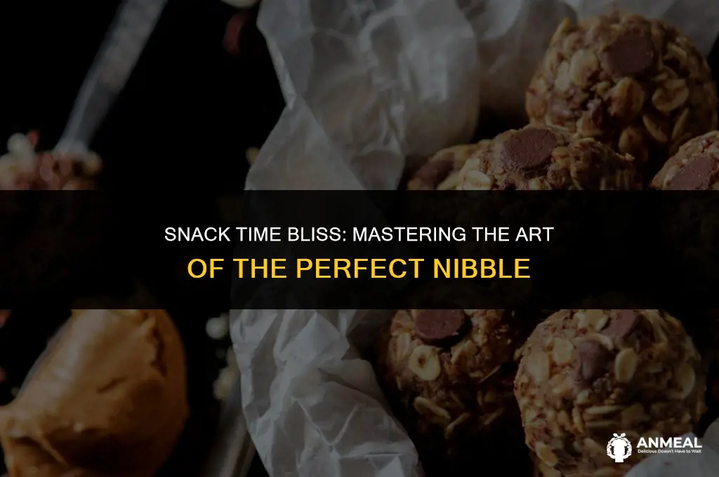 how to eat a snack