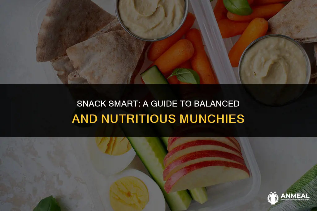 how to eat balanced snacks
