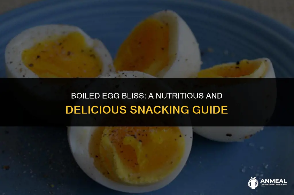 how to eat boiled eggs as a snack