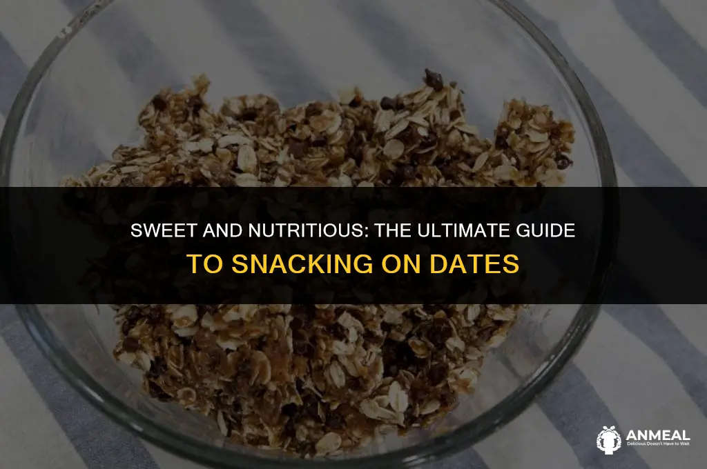 how to eat dates as a snack