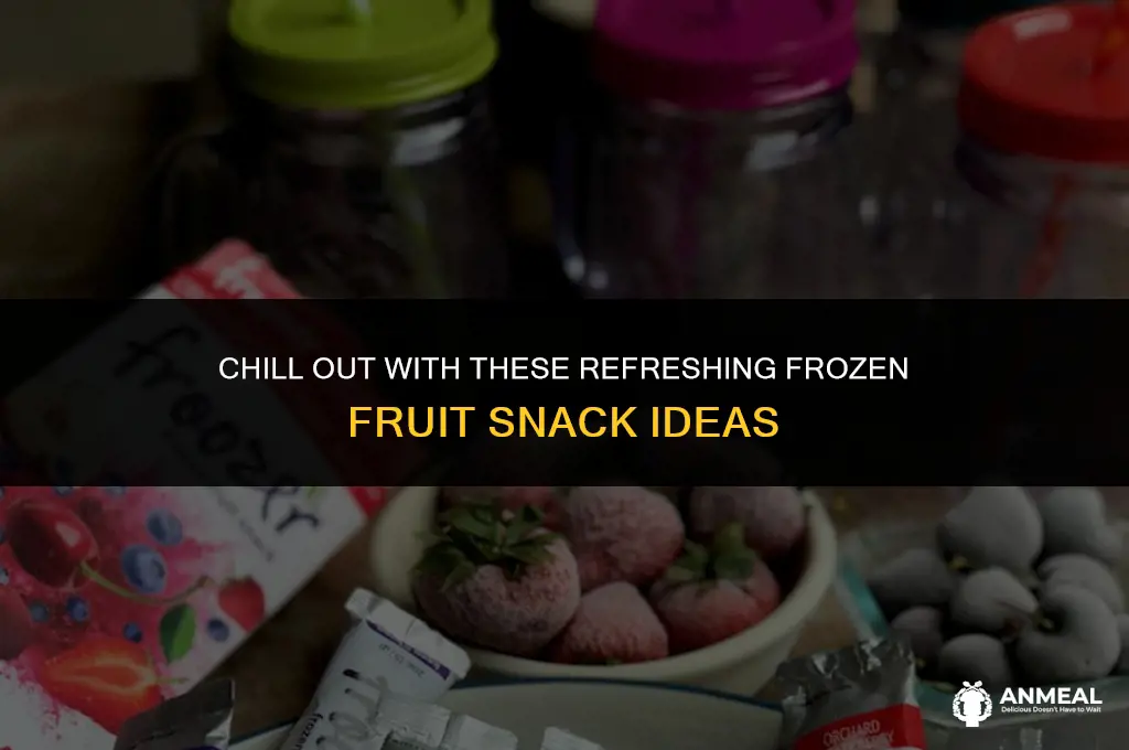 how to eat frozen fruit as a snack