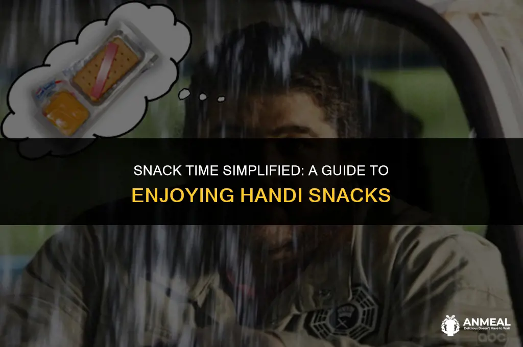 how to eat handi snacks
