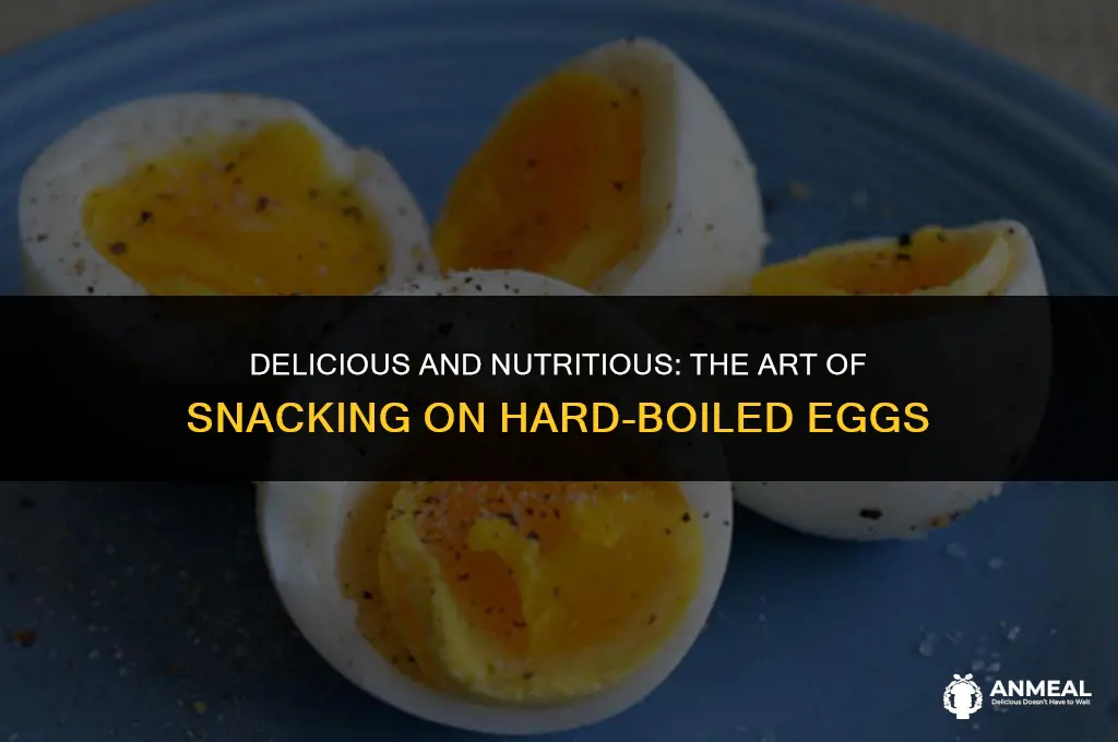 how to eat hard-boiled eggs as a snack