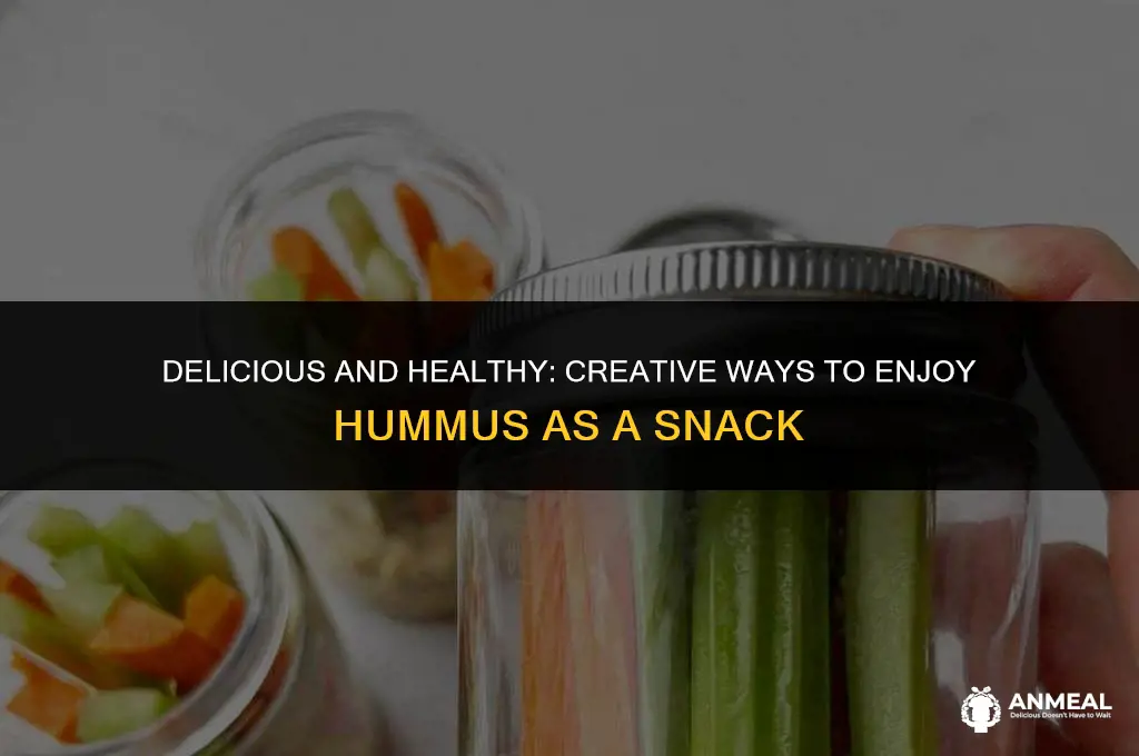 how to eat hummus as a snack