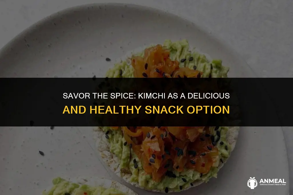 how to eat kimchi as a snack