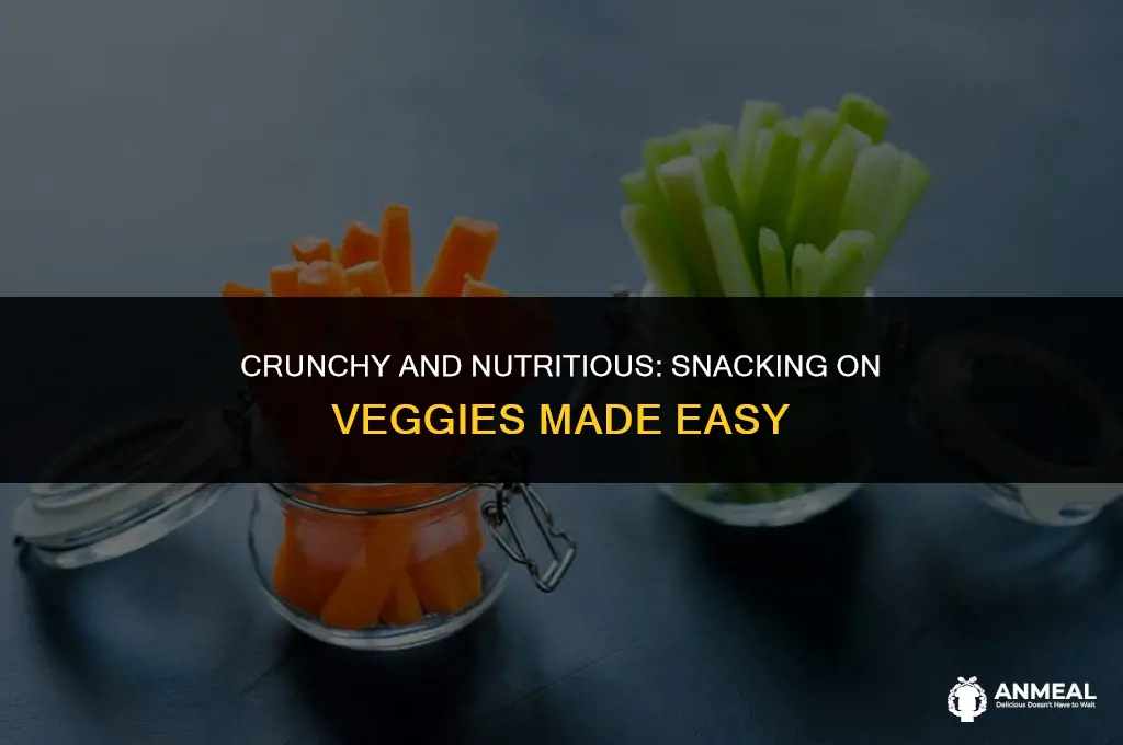 how to eat more vegetables as snacks