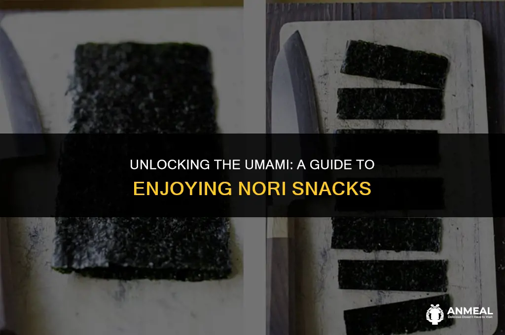 how to eat nori snack