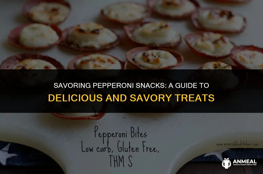 how to eat pepperoni snacks