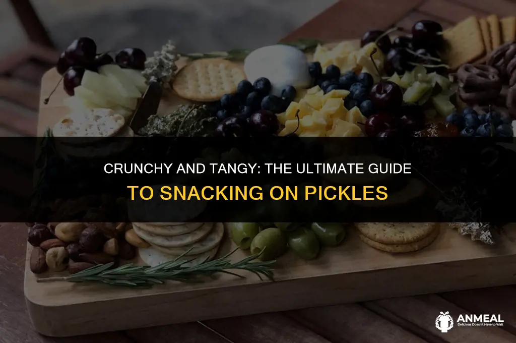 how to eat pickles as a snack