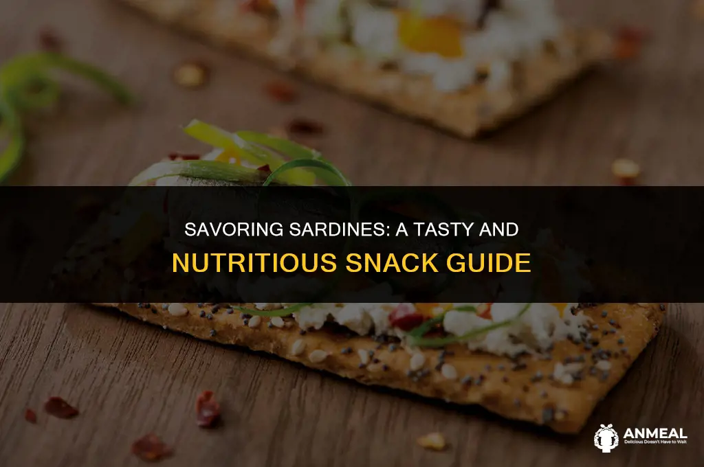 how to eat sardines as a snack