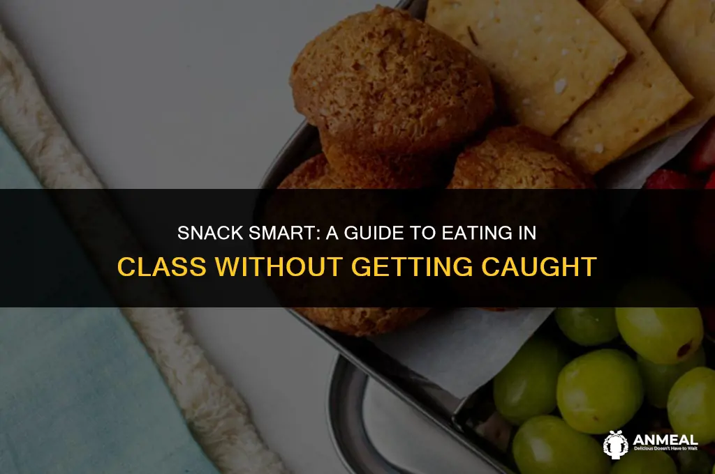 how to eat snacks in class