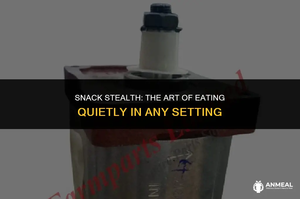 how to eat snacks quietly