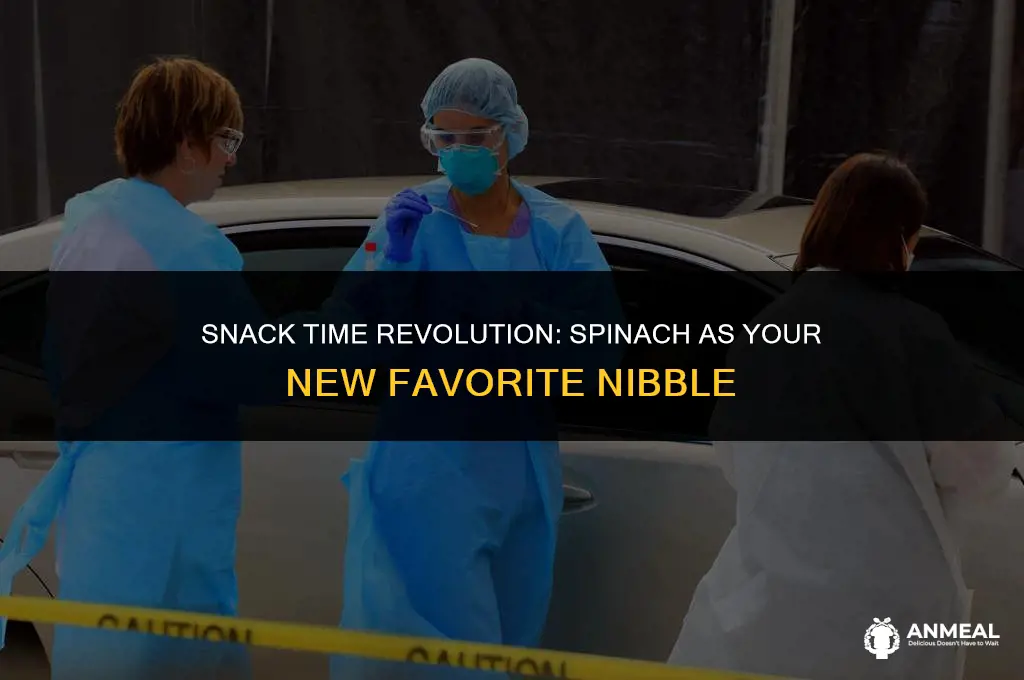 how to eat spinach as a snack