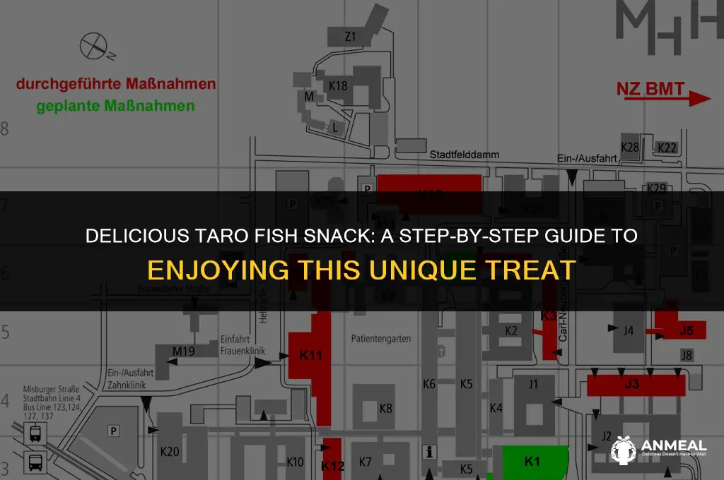 how to eat taro fish snack