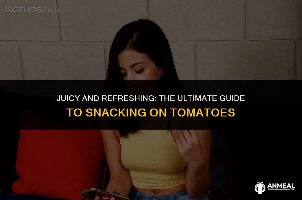 how to eat tomatoes as a snack