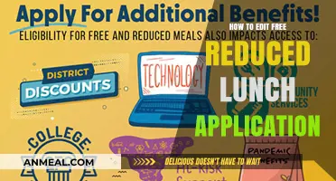 Editing Your Free Reduced Lunch Application: A Step-by-Step Guide