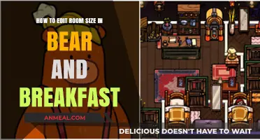 Editing Room Sizes in Bear and Breakfast: A Step-by-Step Guide