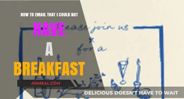 Polite Email Guide: Declining Breakfast Invitations with Grace and Clarity