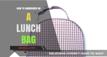Stitching Style: A Beginner's Guide to Embroidering Lunch Bags