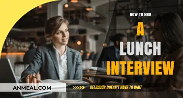 Gracefully Concluding Your Lunch Interview: A Professional Guide