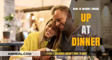 Mastering the Art of Breaking Up Gracefully During a Dinner Date