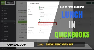 Effortlessly Log Your Business Lunches in QuickBooks: A Step-by-Step Guide