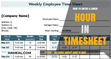 Effortlessly Log Your Lunch Break: A Step-by-Step Timesheet Guide