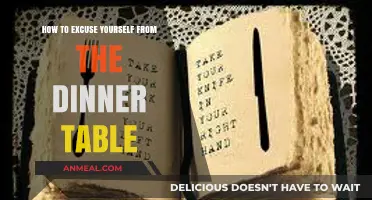 Polite Ways to Excuse Yourself Gracefully from the Dinner Table