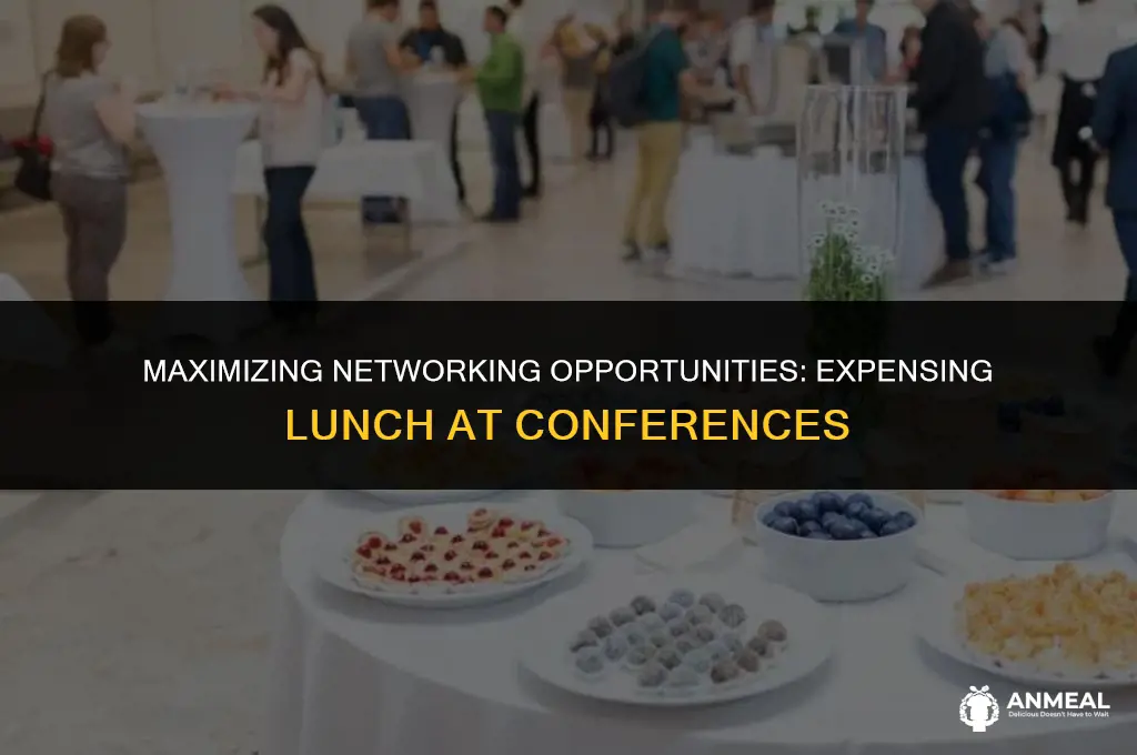 how to expense lunch when at conference