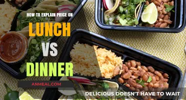 Why Lunch Costs Less Than Dinner: Understanding Menu Pricing Differences
