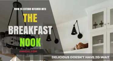 Maximize Space: Seamlessly Extend Your Kitchen into a Cozy Breakfast Nook