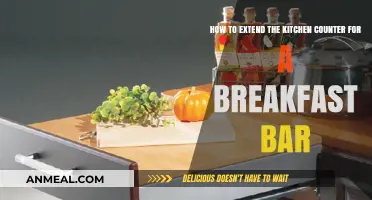 Creative Ways to Extend Your Kitchen Counter for a Breakfast Bar
