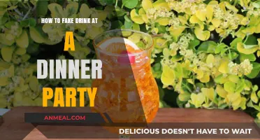 Master the Art of Pretending to Drink at Dinner Parties