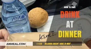 Master the Art of Fake Drinking at Dinner Parties