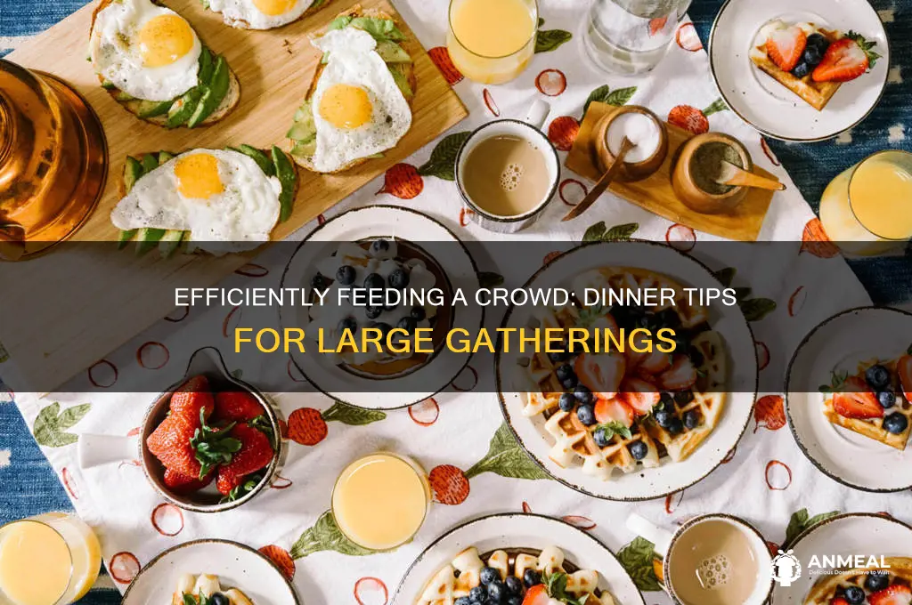 how to feed dinner to a lot of people