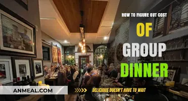 Splitting the Bill: A Simple Guide to Calculating Group Dinner Costs