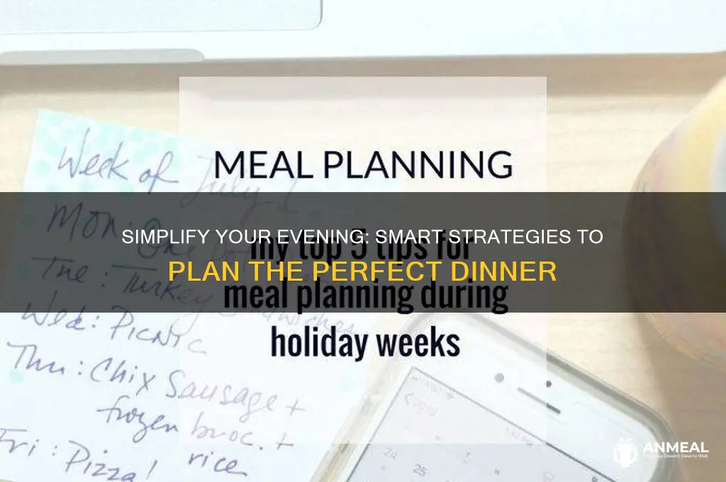 how to figure out dinner