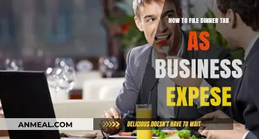 Maximize Tax Savings: Filing Dinner Tabs as Business Expenses