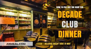 Mastering Your RSVP: A Guide to Decade Club Dinner Responses