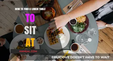 Finding Your Perfect Lunch Spot: A Guide to Table Selection