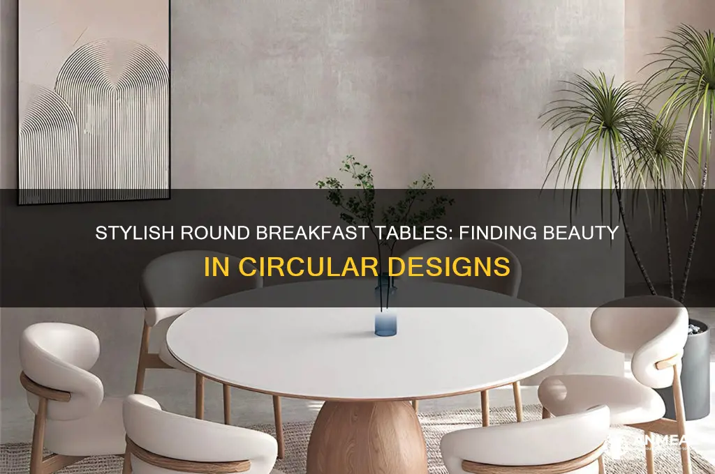 how to find a round breakfast table that isnt ugly
