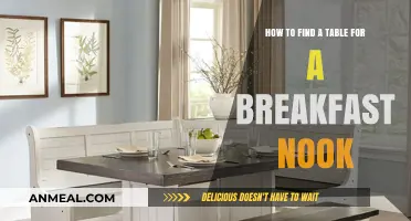 Perfect Breakfast Nook Table: Tips for Finding the Right Fit