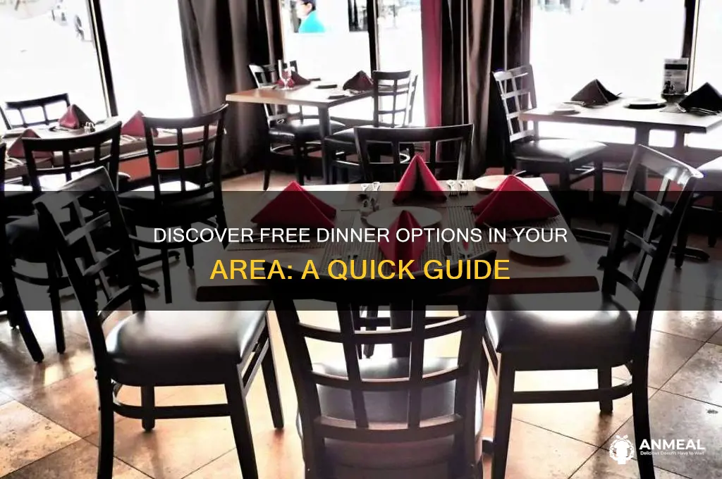 how to find free dinner near you
