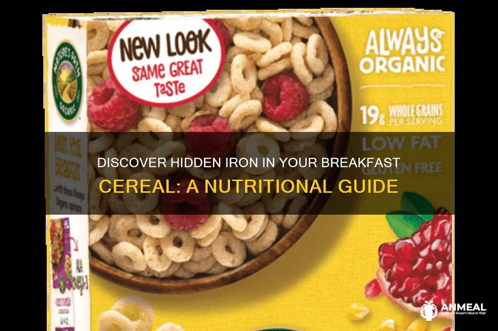 how to find iron in your breakfast cereal