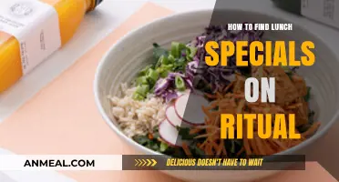 Discover Hidden Gems: Ritual's Lunch Specials Unveiled