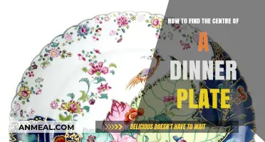Finding the Center: A Simple Guide to Your Dinner Plate